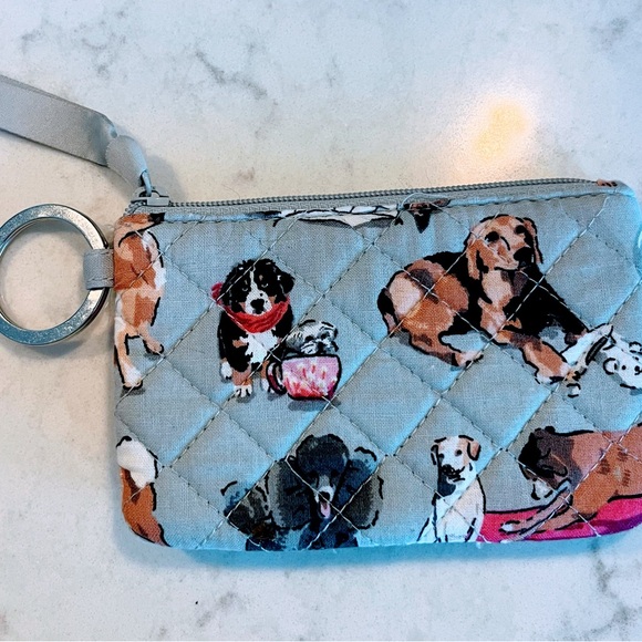 Vera Bradley Quilted Dog Print ID Holder - Picture 3 of 7